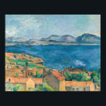 Affiche Paul Cezanne - Baie de Marseille, vue d'Estaque<br><div class="desc">La Baie de Marseille,  vue de L'Estaque / La Baie de Marseille vue de l'Estaque - Paul Cezanne,  Huile sur toile,  1885</div>