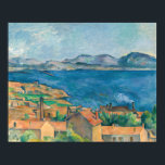 Affiche Paul Cezanne - Baie de Marseille, vue d'Estaque<br><div class="desc">La Baie de Marseille,  vue de L'Estaque / La Baie de Marseille vue de l'Estaque - Paul Cezanne,  Huile sur toile,  1885</div>