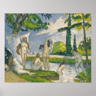 Affiche Paul Cezanne Bathers