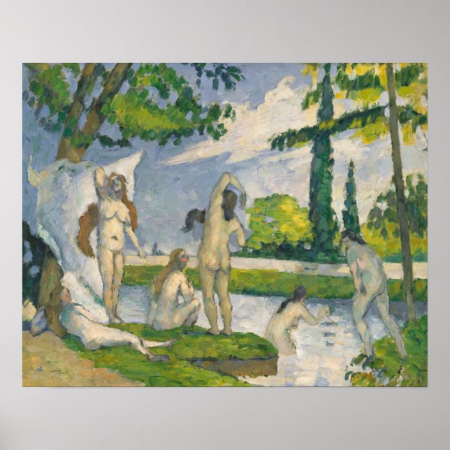 Affiche Paul Cezanne | Bathers (Devant)