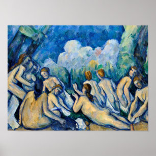 Affiche Paul Cezanne - Bathers (Les Grandes Baigneuses)