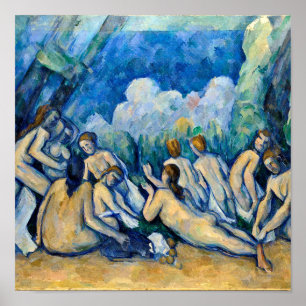 Affiche Paul Cezanne - Bathers (Les Grandes Baigneuses)
