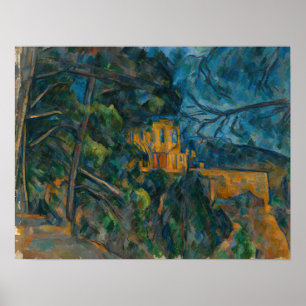 Affiche Paul Cezanne - Château Noir