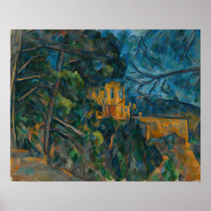 Affiche Paul Cezanne - Château Noir