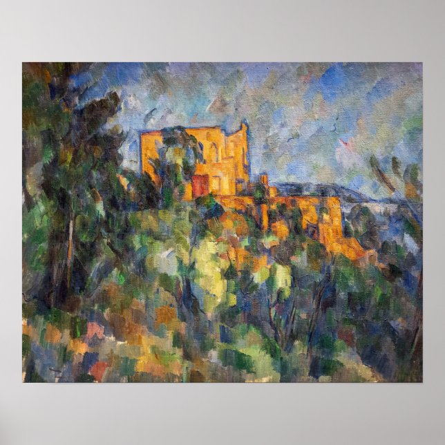 Affiche Paul Cezanne - Château Noir (Devant)