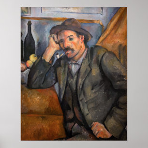Affiche Paul Cezanne - Fumeur