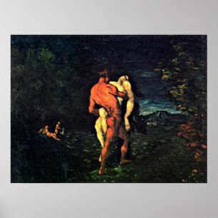 Affiche Paul Cezanne - l'abduction