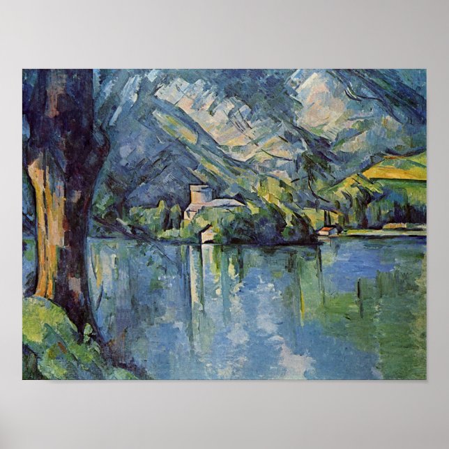 Affiche Paul Cézanne - Lac d'Annecy (Devant)
