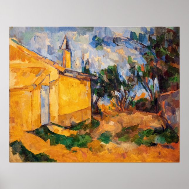 Affiche Paul Cezanne - Le Cabanon de Jourdan (Devant)