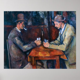 Affiche Paul Cezanne - Les Joueurs de Cartes
