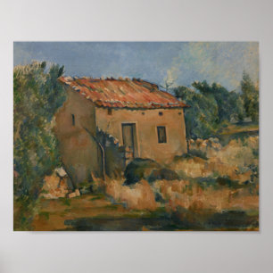 Affiche Paul Cezanne - Maison abandonnée