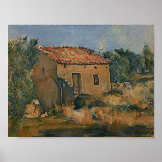 Affiche Paul Cezanne - Maison abandonnée (Devant)