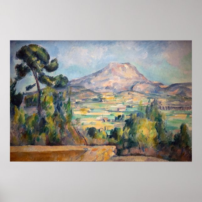 Affiche Paul Cezanne - Mont Sainte-Victoire (Devant)