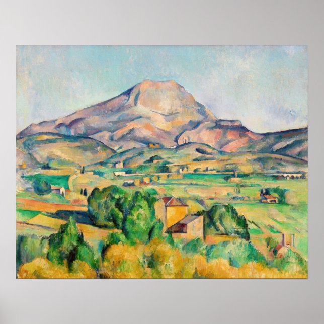Affiche Paul Cezanne - Mont Sainte-Victoire (Devant)
