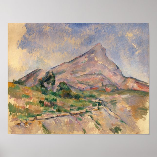 Affiche Paul Cezanne | Mont Sainte-Victoire, 1897-98 (Devant)