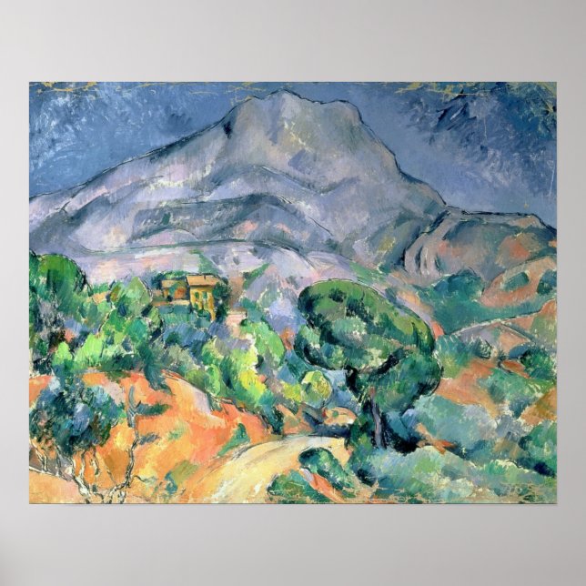 Affiche Paul Cezanne | Mont Sainte-Victoire, 1900 (Devant)
