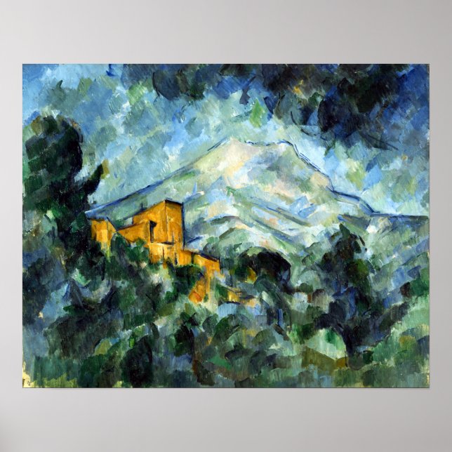 Affiche Paul Cezanne Mont Sainte-Victoire et Château Noir (Devant)