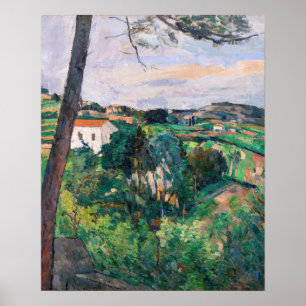 Affiche Paul Cezanne - Pin à Estaque