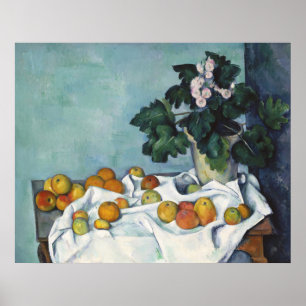 Affiche Paul Cézanne Pommes et un pot de primeurs