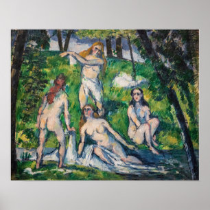 Affiche Paul Cezanne - Quatre Bathers