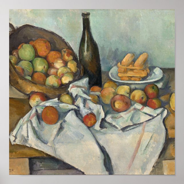 Affiche Paul Cezanne - The Basket Of Apples (Devant)