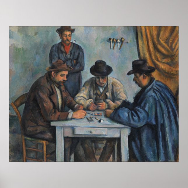 Affiche Paul Cezanne | The Card Players (Devant)