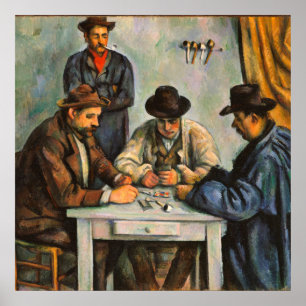 Affiche Paul Cezanne - The Card Players