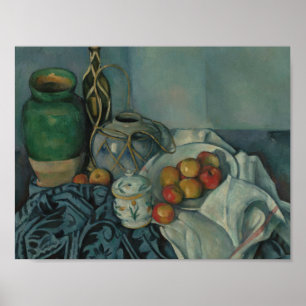 Affiche Paul Cezanne - Vie morte avec pommes