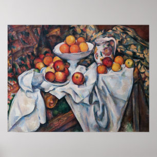 Affiche Paul Cezanne - Vie morte, Pommes et Oranges