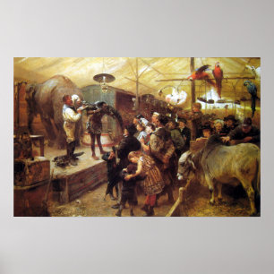 Affiche Paul Friedrich Meyerheim Menagerie