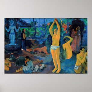 Affiche Paul Gauguin - D'où venons-nous ?