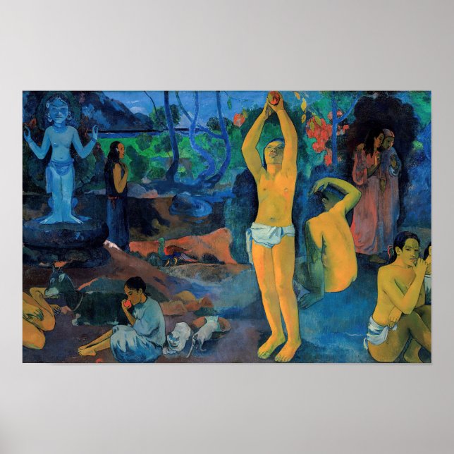 Affiche Paul Gauguin - D'où venons-nous ? (Devant)