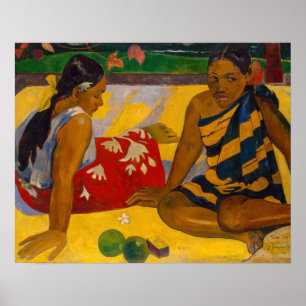 Affiche Paul Gauguin - Femmes Tahitiennes / Parau Api