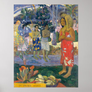 Affiche Paul Gauguin - Hail Mary / Ia Orana Maria