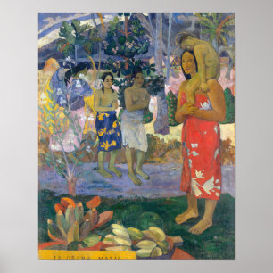 Affiche Paul Gauguin - Je vous salue Marie / Ia Orana Mari