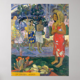 Affiche Paul Gauguin - Je vous salue Marie / Ia Orana Mari