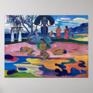 Affiche Paul Gauguin - Jour du Dieu / Mahana no atua