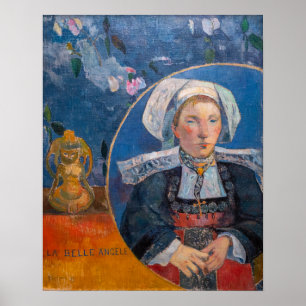 Affiche Paul Gauguin - La Belle Angèle, Pont-Aven