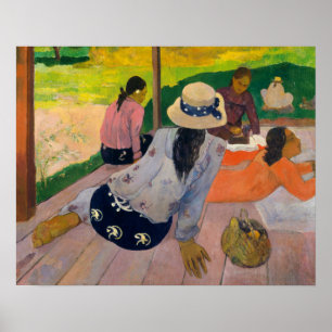 Affiche Paul Gauguin - La Siesta