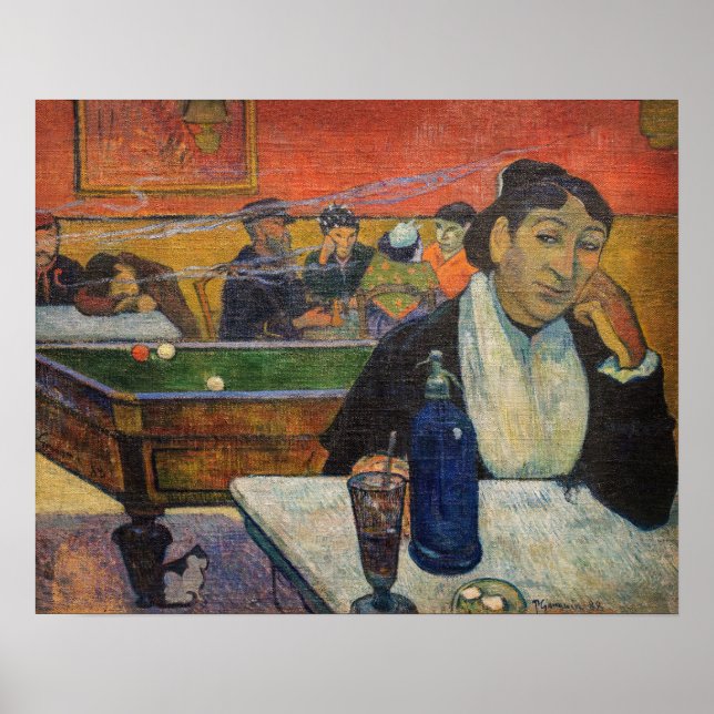 Affiche Paul Gauguin - Le Café de Nuit, Arles (Devant)