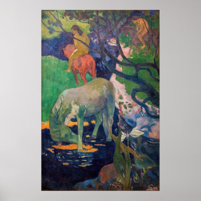 Affiche Paul Gauguin - Le Cheval Blanc (Devant)
