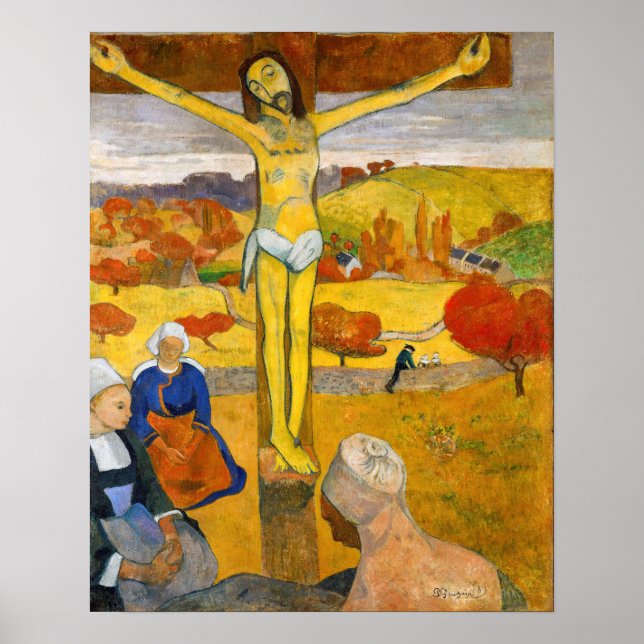 Affiche Paul Gauguin - Le Christ jaune (Devant)