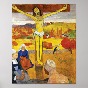 Affiche Paul Gauguin Le Christ Jaune Art Vintage