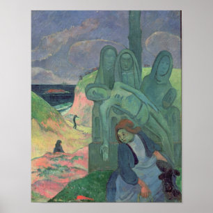 Affiche Paul Gauguin Le Christ Vert 1889