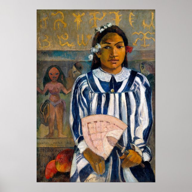 Affiche Paul Gauguin - Les ancêtres de Tehamana (Devant)