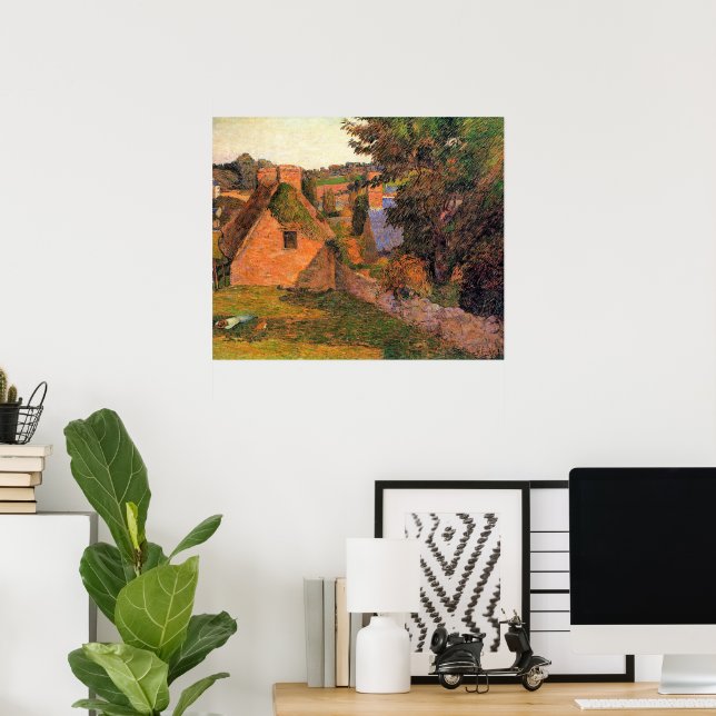 Affiche Paul Gauguin - Lollichon Field, (Bureau à domicile)