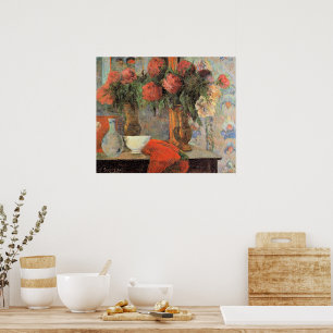 Affiche Paul Gauguin, Nature morte au bol blanc,