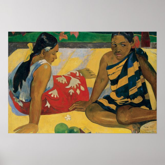 Affiche Paul Gauguin - Parau Api. Quelles nouvelles (Devant)
