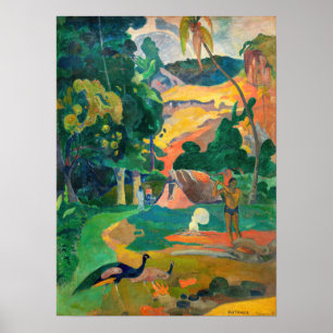 Affiche Paul Gauguin - Paysage avec Peacocks / Matamoe