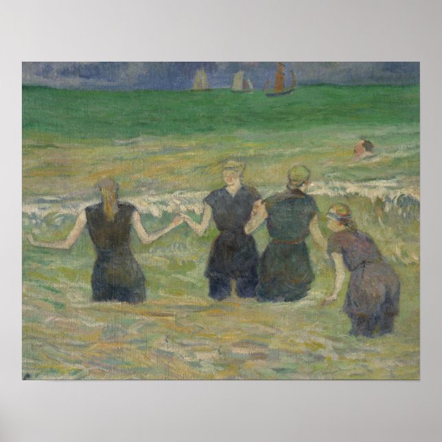 Affiche Paul Gauguin - Women Bathing (Devant)
